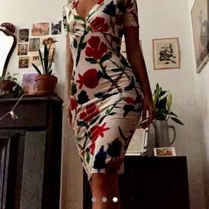 zara velvet bodycon dress